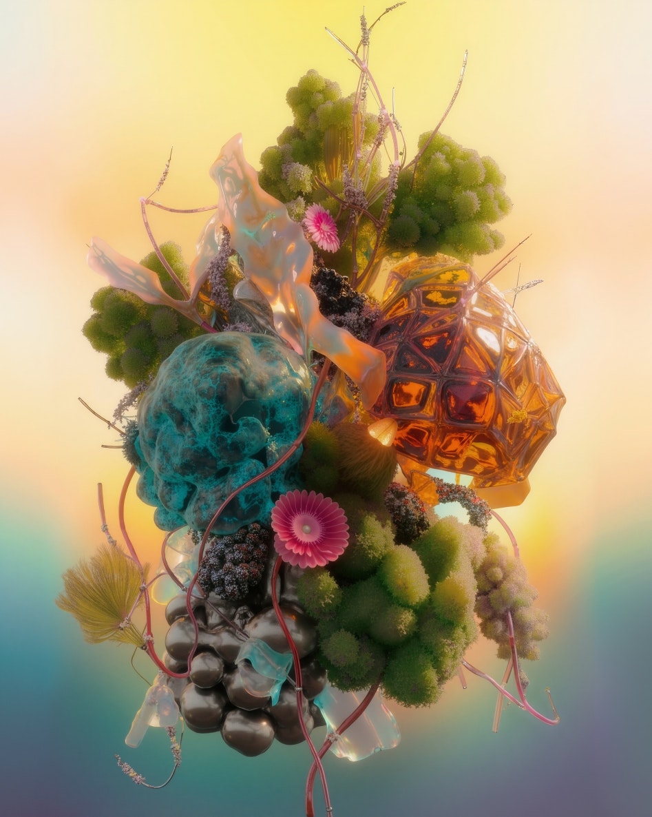 Artwork by Setu Choudhary for Noema Magazine.