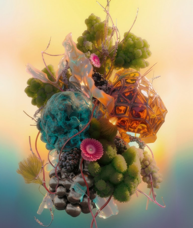 Artwork by Setu Choudhary for Noema Magazine.