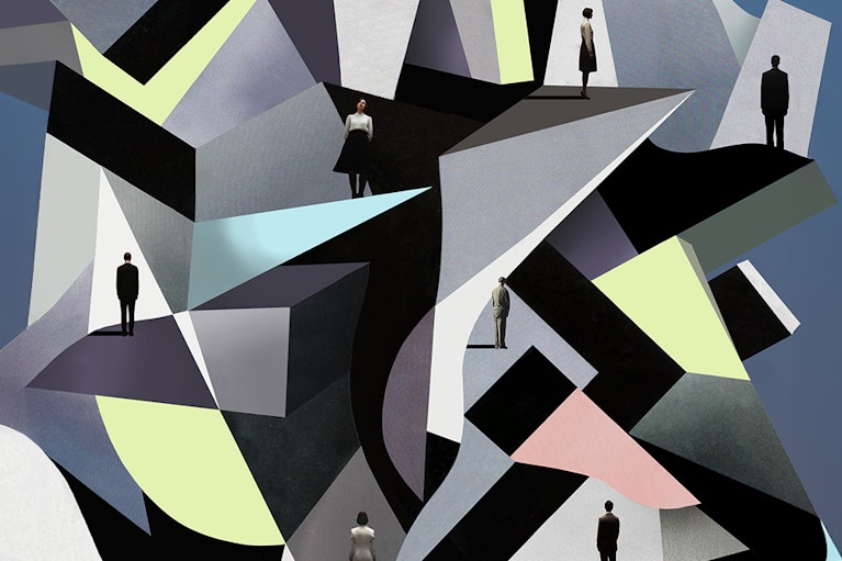 An illustration by Matthieu Bourel for Noema Magazine.