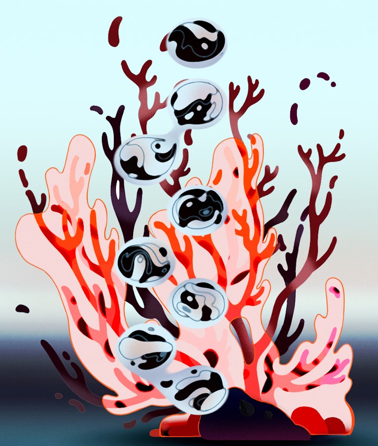 Illustration by Haley Jiang for Noema Magazine.