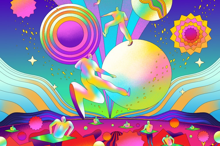 Image by artist Scott Balmer for "The Great Decentralization" by Renee DiResta.